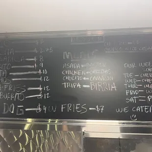 Menu November 2023