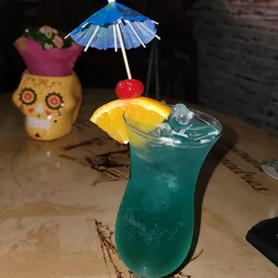 Crafted Adios cocktail.