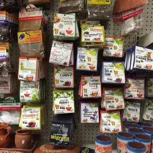 a variety of products for sale
