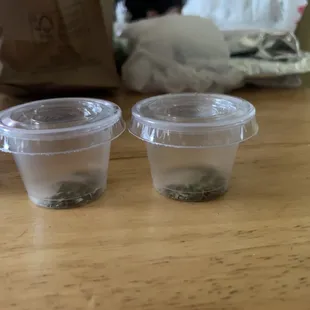 The amount provided by Los Compadres for two menudo orders.