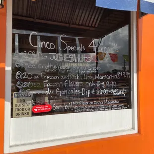 Cinco de Mayo specials