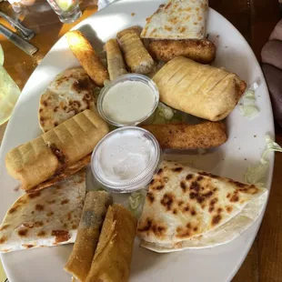Sampler platter