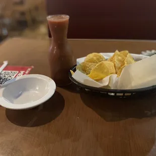 Chips and Spicy Salsa