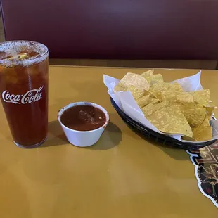 Chips and Spicy Salsa