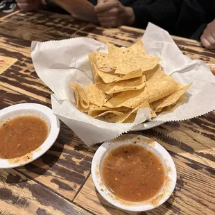 tortillas and salsa
