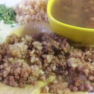 Tacos De molleja