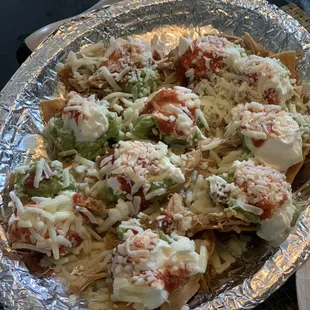 Nachos con pollo