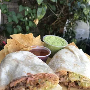 Shredded Beef Burrito