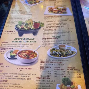 ramen and noodles, menu