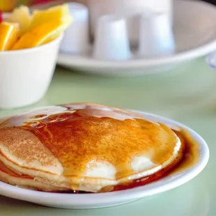 Pancakes with Fresh Fruit