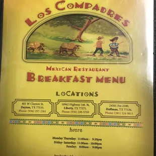 Beakfast Menu