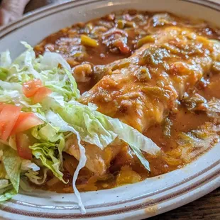 A la carte green enchilada - $2.99