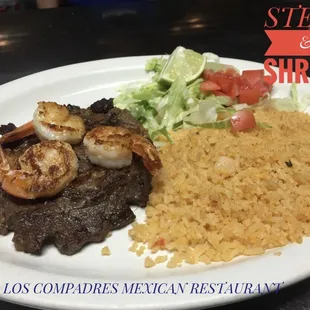 Steak and shrimp