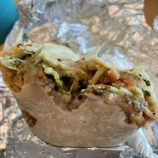 Chile rellano burrito