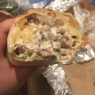 Steak burrito regular 8.00