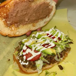 Amazing Torta de Asada!