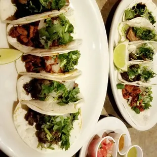 Taco Box 10 for 17.50 Al Pastor, Carnitas, Carne Asada