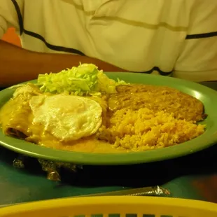 Enchilada Combo  - Los Compas #3  Las Cruces, NM