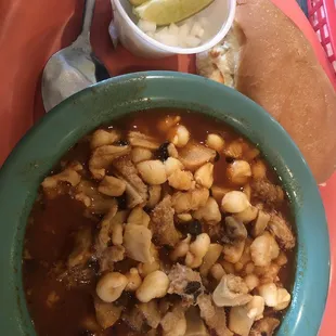 Rainy day-- had to have menudo