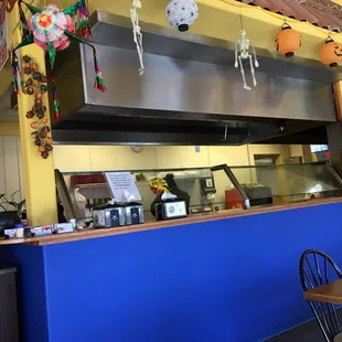 Open view kitchen to see where the delectable magic happens