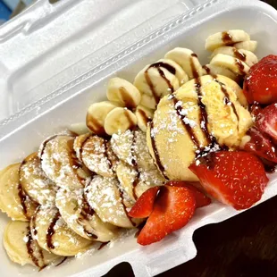 Mini Pancakes w/ Ice Cream