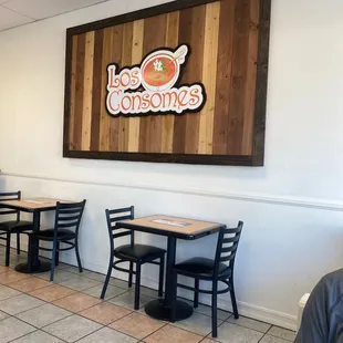 Interior....small, quaint, comfortable!