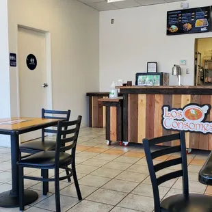 the inside of a restaurant