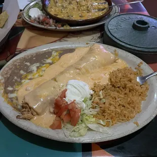 Enchilada a La cream chicken