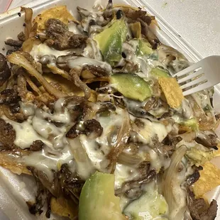 Steak Fajita nachos $10.58