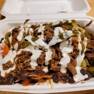 Nachos w/ Pork