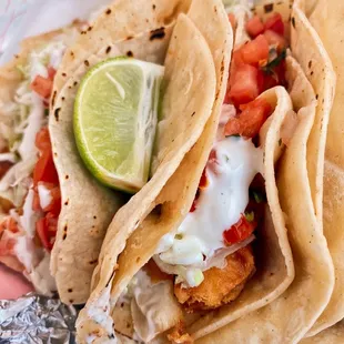 Fish Tacos ($2.75 Taco Tuesdays, $3.99 other days)