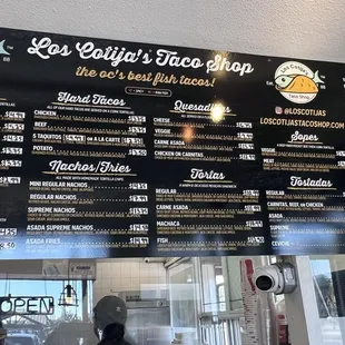 Updated Menu Prices