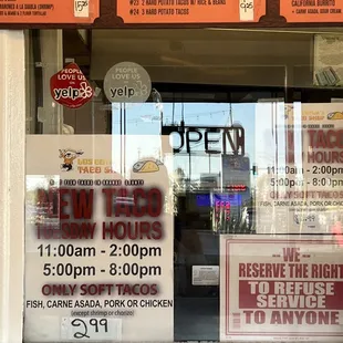 Taco Tuesday special as of 3/22/22
