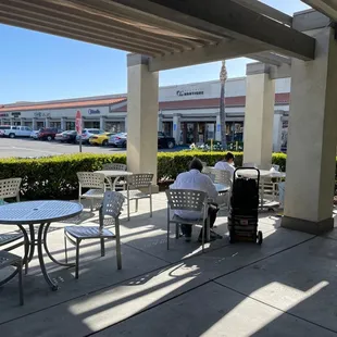 Outdoor seating only