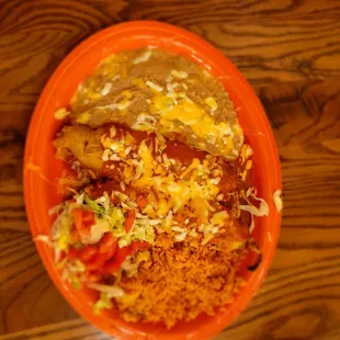 Chile Rellenos platter