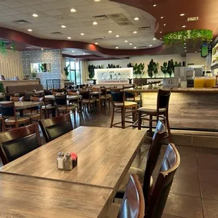 interior, sushi and sashimi