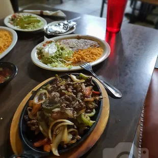 plates of food on a table