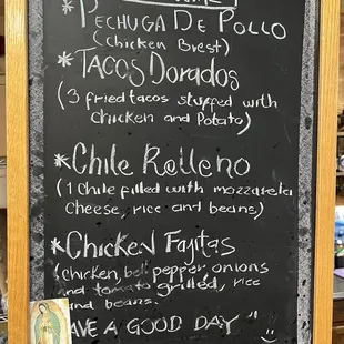 Menu specials 6/2024