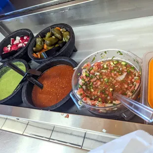 salsa bar