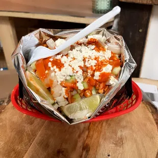 a plate of food