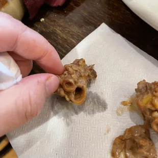 Mystery meat, some sort of ventricle.