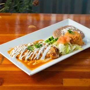 a plate of food