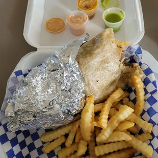 Cheeseburger Burrito