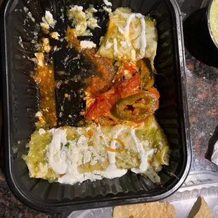 This is supposed to be the best enchilada plate