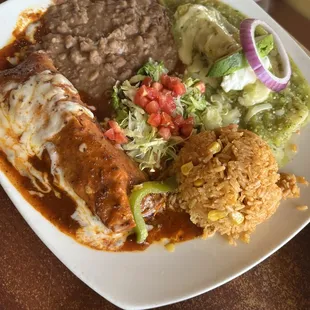 Lunch enchiladas