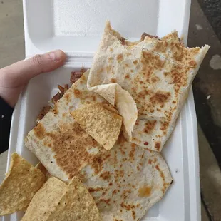 Quesadilla de barbacoa