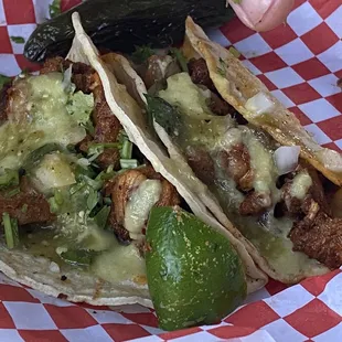 Tacos Al Pastor Plate