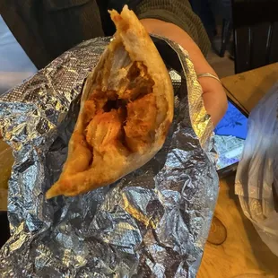 Chicharron Burrito, yum.