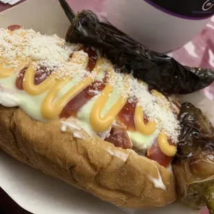 Hot dog estilo sonora. Delicious!!!