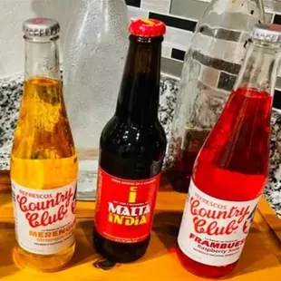 Malta India &amp; Country Club Soda